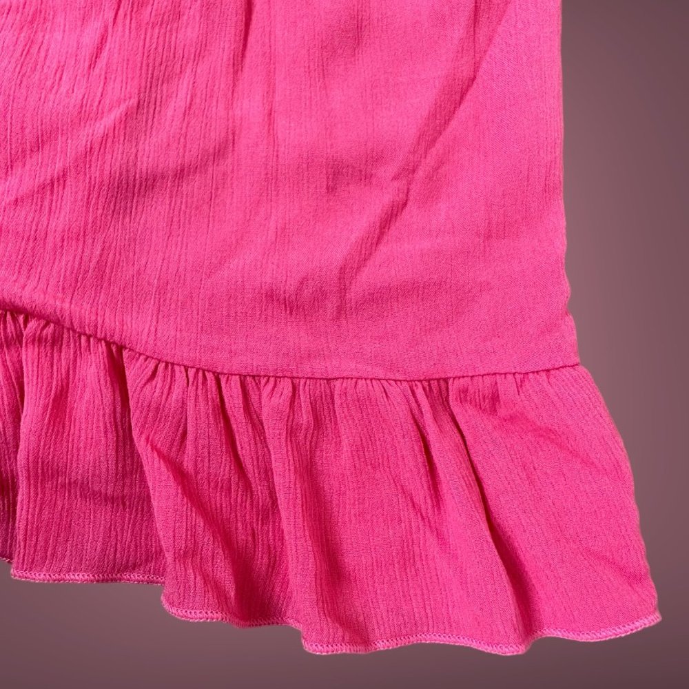 143 Story|Halter Long Dress|Plus 1XL|Coral|Ruffled|Pleated|Lined|Sleeveless - Picture 11 of 16